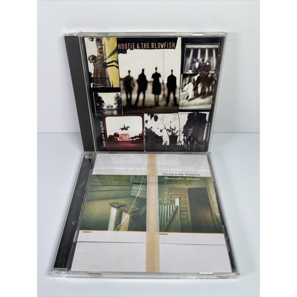 Lot Of 2 Hootie And The Blowfish CDs Cracked Rear View Fairweather‎ Johnson